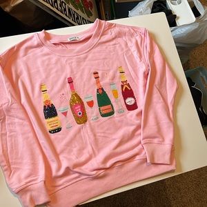 Pink Sequin Sweatshirt